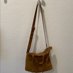 Madewell Tan Suede Crossbody Bag
